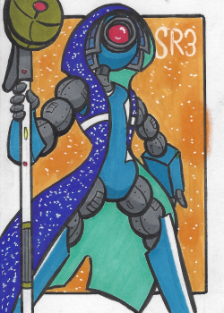 Morgana the Mechanical Magician (She Draws Aether)
